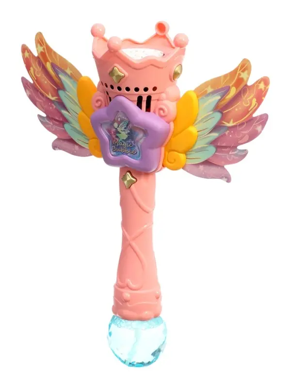 Генератор мыльных пузырей &laquo;Волшебная палочка Феи&raquo;, световые эффекты, работает от батарейки