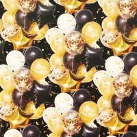 Бумага упаковочная глянцевая &laquo;С Днём Рождения&raquo;, 60&times;90 см