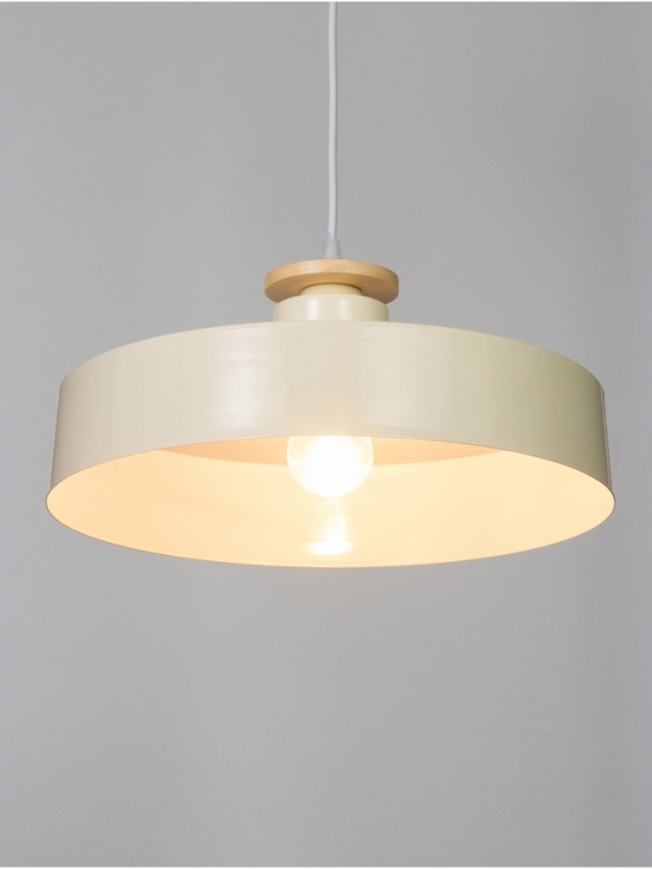 Светильник Timothy 1х40Вт Е27 пр-1м кремовый 32,5х32,5х12см