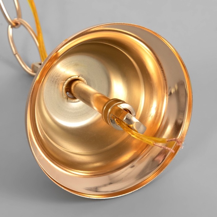 Люстра Люстра "Лиолет" 5хЕ14 40Вт бело-золотой 56х70х56 см BayerLux