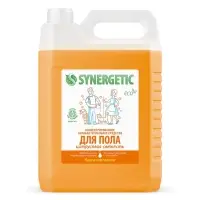 Средство для мытья пола и поверхностей Synergetic &laquo;Цитрусовая свежесть&raquo;, антибактериальное,5 л