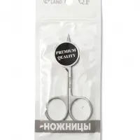 Ножницы маникюрные Premium, загнутые, узкие, 8.8 см, на блистере