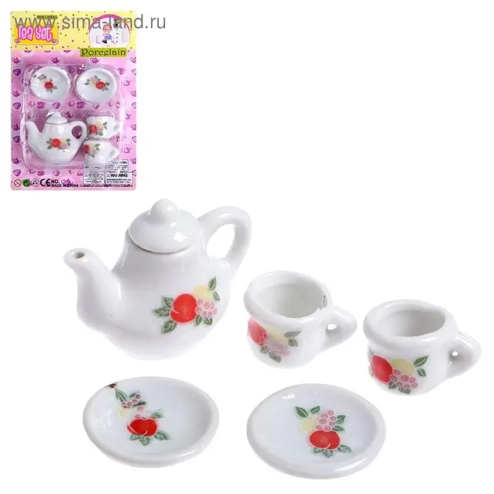 Набор керамической посуды «Мини чаепитие»-6 Набор керамической посуды «Мини чаепитие»-6