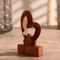 Сувенир &laquo;Сердце любви&raquo;, 10&times;7&times;2 см, дерево