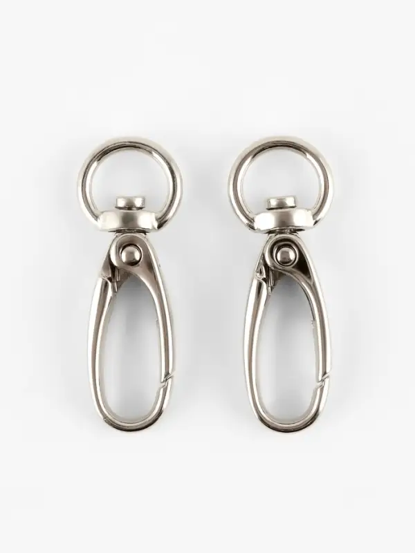 Карабины металл 7,9гр 4,5*1,5см/12*2мм (наб 2 шт цена за наб) серебряный TR Карабины металл 7,9гр 4,5*1,5см/12*2мм (наб 2 шт цена за наб) серебряный TR