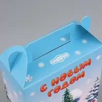 Коробка складная &laquo;С Новым годом&raquo;, 20&times;33&times;10 см, Смешарики, самосборная
