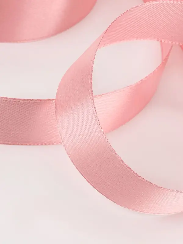 Лента атласная, 20 мм, 23&plusmn;1 м, розовая