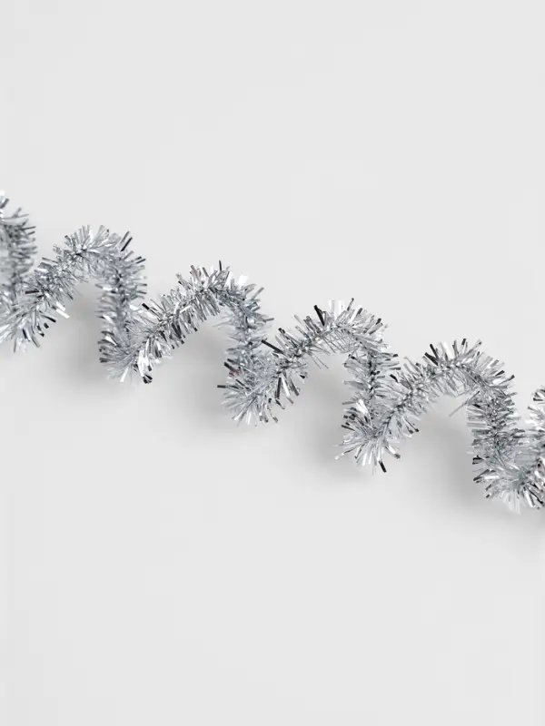 Синельная проволока &laquo;Блеск&raquo;, набор 50 шт., серебряная, 30 см