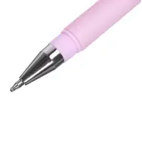 Ручка шариковая BrunoVisconti. EasyWrite. Zefir, синий стержень, узел 0.5 мм, резиновый упор, матовый корпус, МИКС