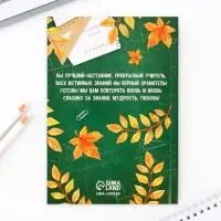 Подарочный набор в портфеле «Дорогому учителю»: ежедневник А5 80 листов, закладки, ручка