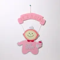 Украшение на гендер пати &laquo;Подвеска Baby Happy Girl&raquo;, 32&times;32&times;52 см
