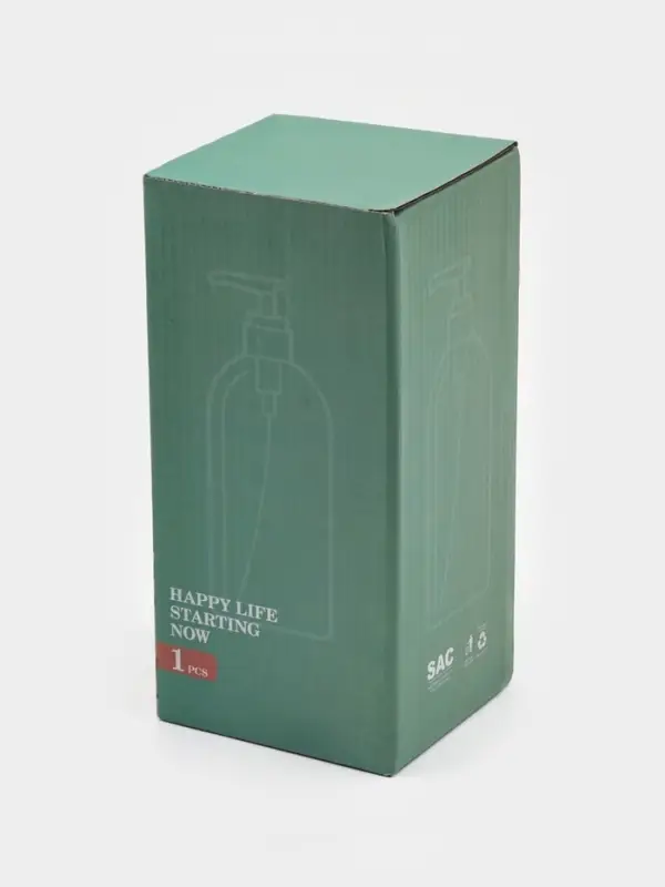 Дозатор для мыла стеклянный 500 мл