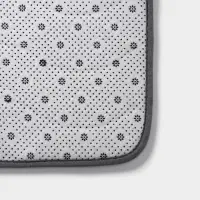 Коврики для ванной и туалета Доляна &laquo;Волна&raquo;, 2 шт., 40&times;50 см, 50&times;80 см, серые