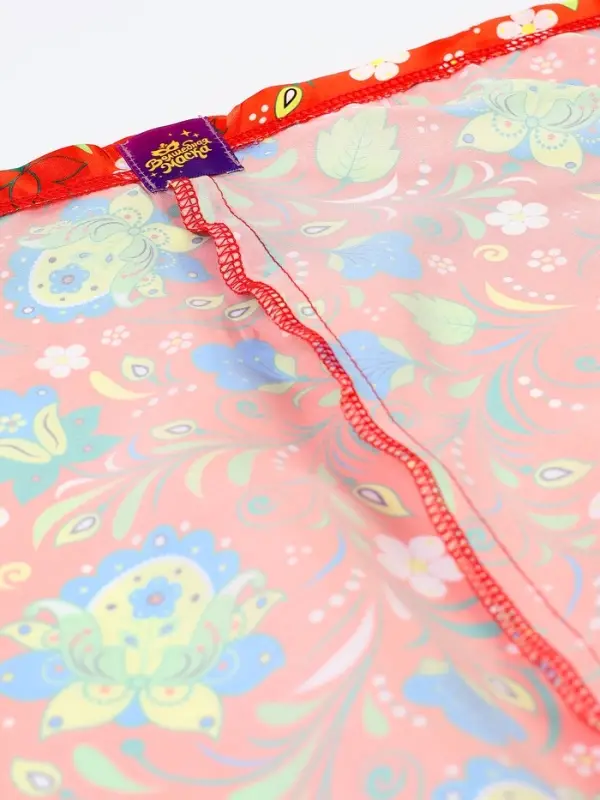 Карнавальная юбка "Марья Кудесница" цвет красный