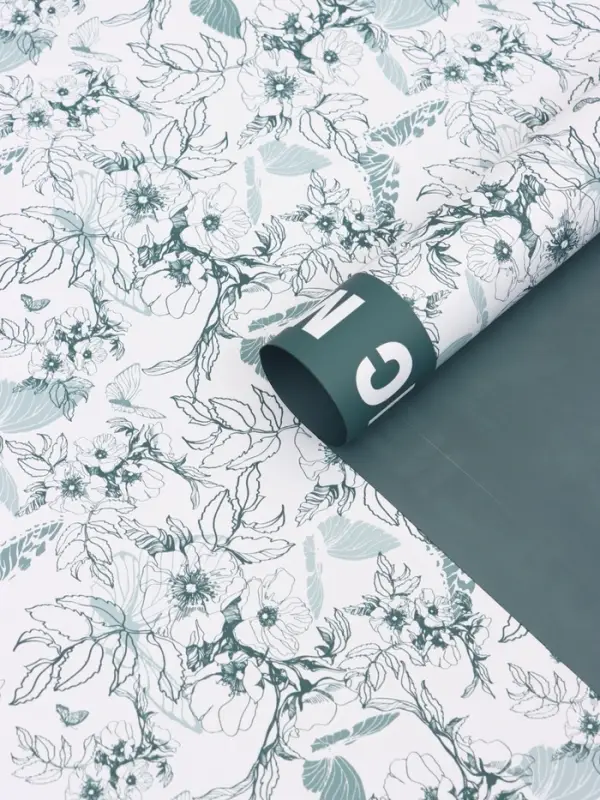 Пленка для цветов, &laquo;Романтичные моменты&raquo;, сине-серый, 57&times;57 см