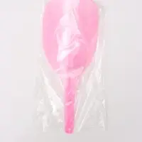 Экран для защиты лица, с ручкой, 31.5&times;13.5 см, розовый