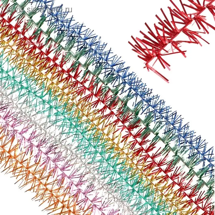 Мишура новогодняя «Эффект», d-2 см, L-197см, МИКС Мишура новогодняя «Эффект», d-2 см, L-197см, МИКС
