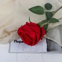 Цветы искусственные &laquo;Роза Охара&raquo;, 8.5&times;56 см, красные