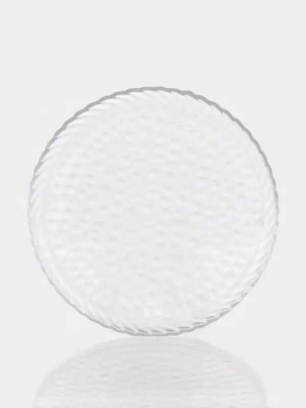 Тарелка Magistro &laquo;Кринкл&raquo;, d=26.5 см, стекло, прозрачная