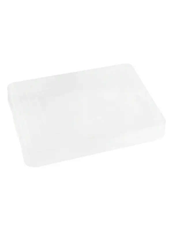 Контейнер для документов Стамм А4, 260&times;350&times;65 мм, пластик, с защелками, прозрачный