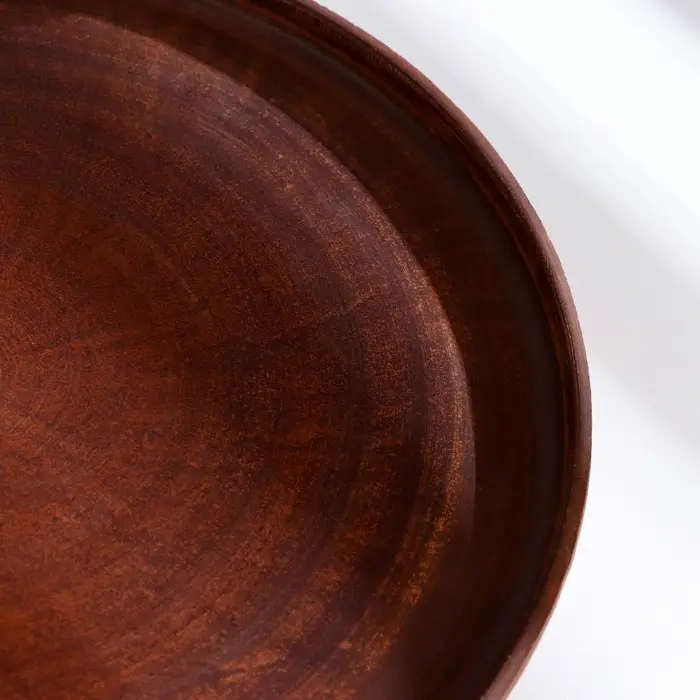 Блюдо для пиццы &laquo;Гладь&lrm;&lrm;&raquo;, 28&times;2.5 см, красная глина