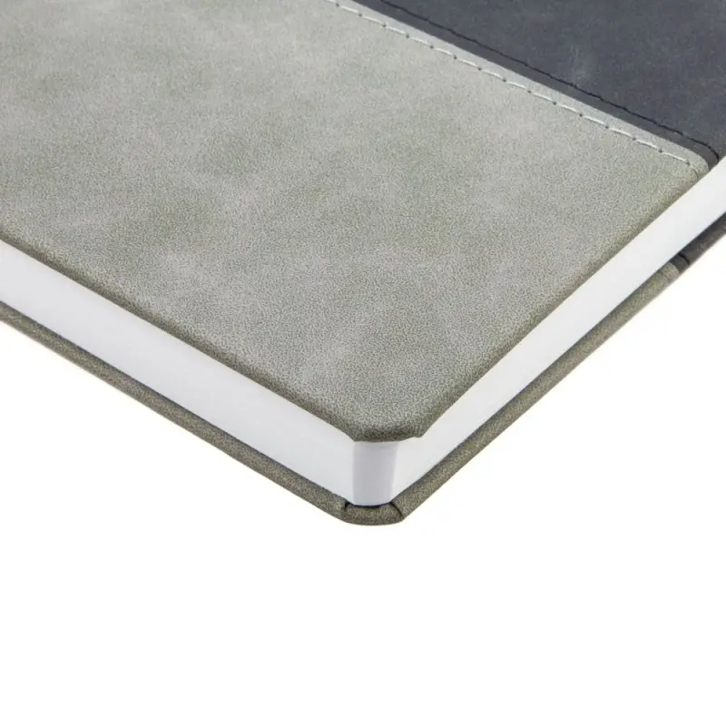 Ежедневник Horizon, недатированный, серый с черным