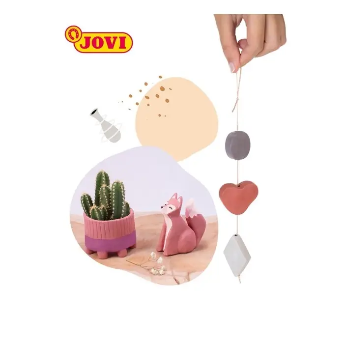 Масса для лепки JOVI, самозатвердевающая, полимерная, 250 г, терракота