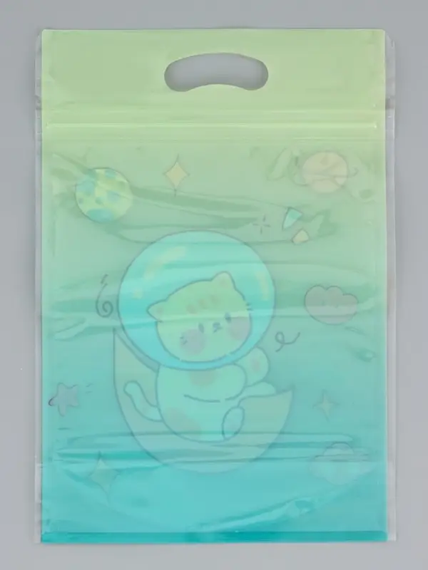 Пакет подарочный, с zip-lock застежкой, &laquo;Космическая история&raquo;, 15&times;23&plusmn;1 см МИКС