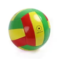 Волейбольный мяч, машинная сшивка, 18 панелей, р. 5, PVC, МИКС