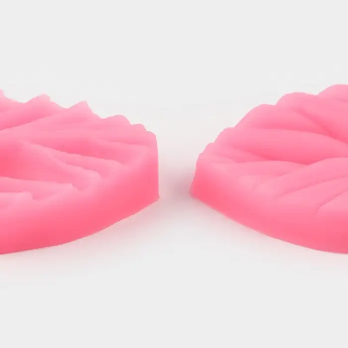 Молд кондитерский &laquo;Лист вишни&raquo;, силикон, 2 части 7.5&times;5.5 см, МИКС