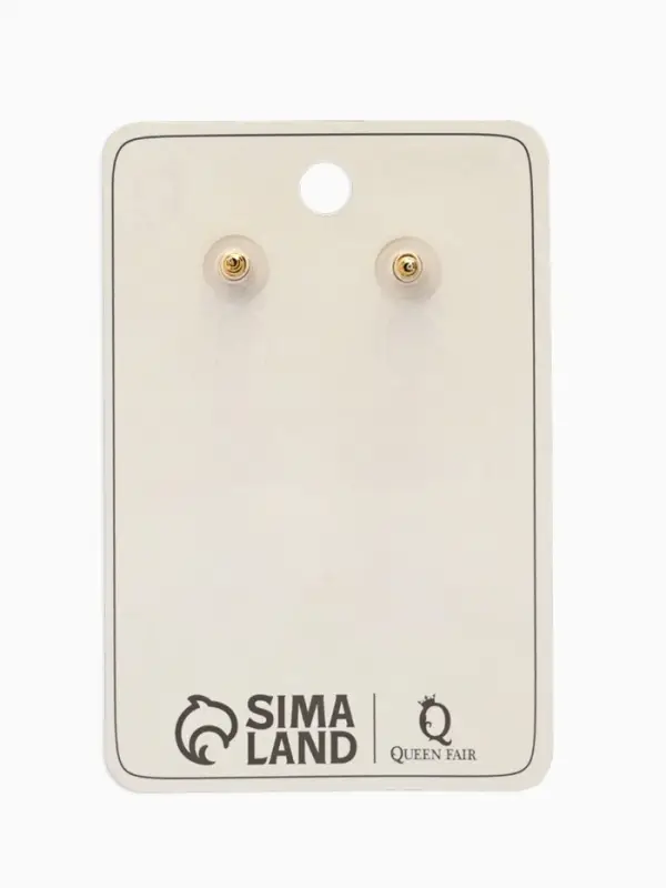 Серьги висячие со стразами &laquo;Вечеринка&raquo;, цветок из капель, красно-белые в золоте, 6.3 см