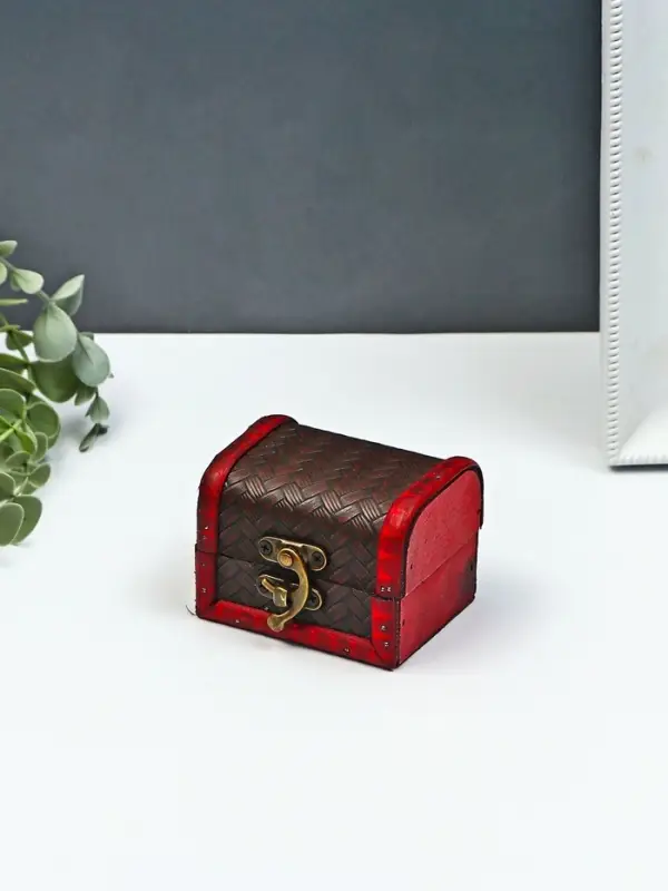 Шкатулка для украшений &laquo;Сундучок. Плетёнка &raquo;, дерево, 6&times;5&times;8 см