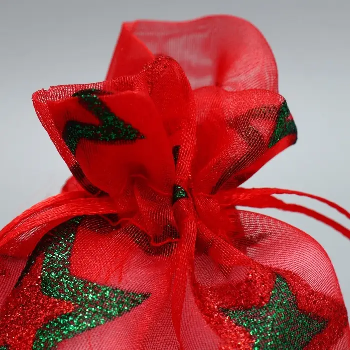 Мешочек подарочный органза «Звездочки», 10 х 12 см +/- 1.5 см Мешочек подарочный органза «Звездочки», 10 х 12 см +/- 1.5 см