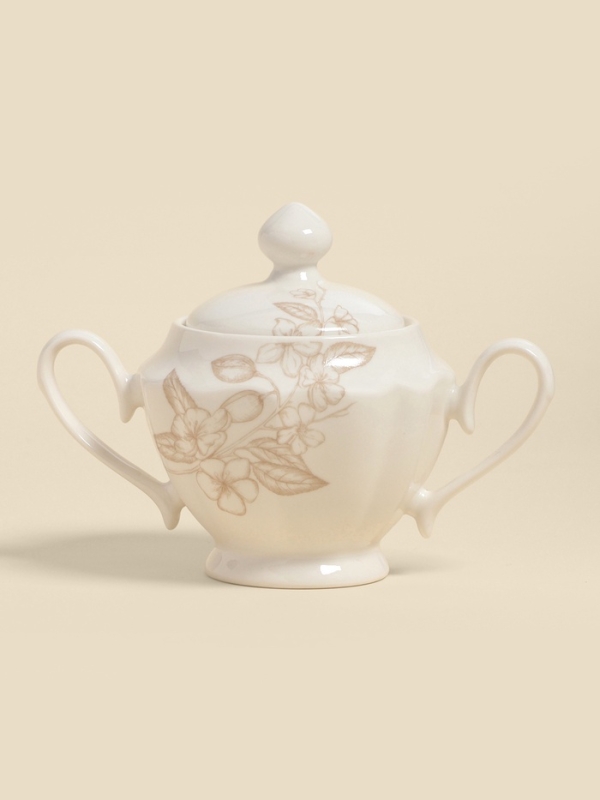 Сахарница SL Home «Аманде», 17×11×12 см, фарфор, белая Сахарница SL Home «Аманде», 17×11×12 см, фарфор, белая