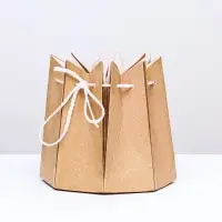 Аквабокс для цветов, 18&times;18 см, крафт