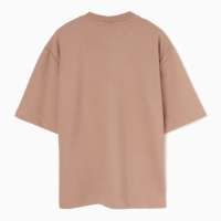 Футболка мужская из органического хлопка MINAKU REGULAR FIT: цвет бежевый, р-р 48