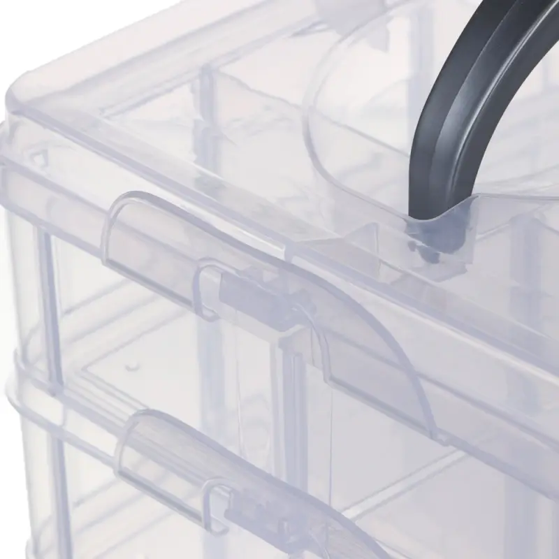 Органайзер тм VETTA, 3-х уровневый, 18 ячеек, пластик, 15х15х12,5см