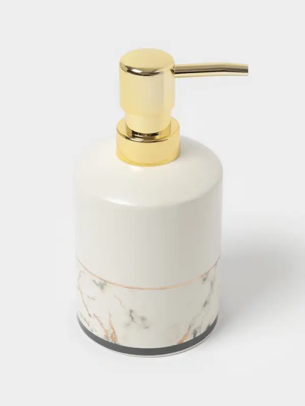 Набор аксессуаров для ванной комнаты &laquo;Афродита&raquo;, 4 предмета, дозатор 380 мл, мыльница, 2 стакана, белый