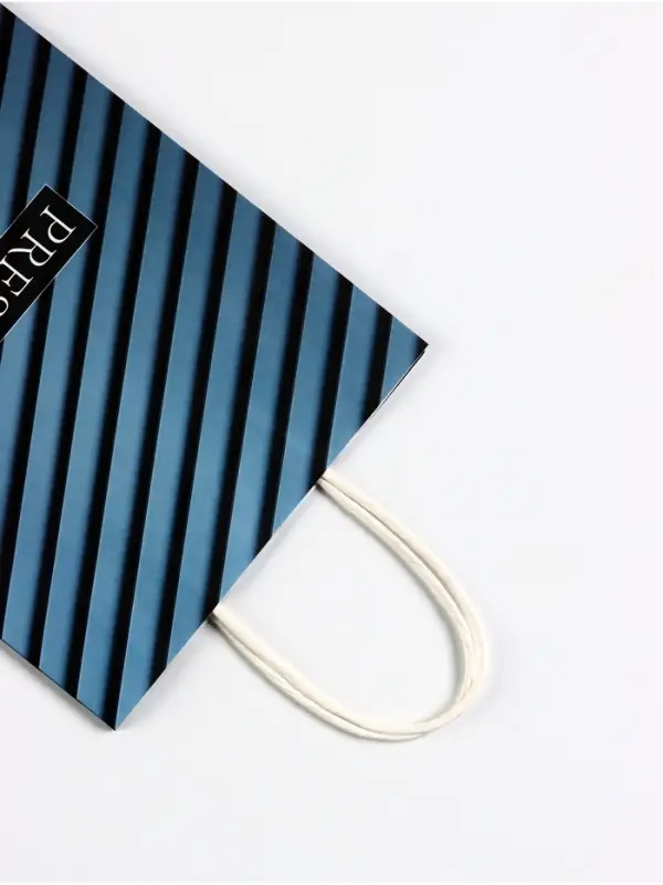 Пакет подарочный крафт Present, 18×8×25 см