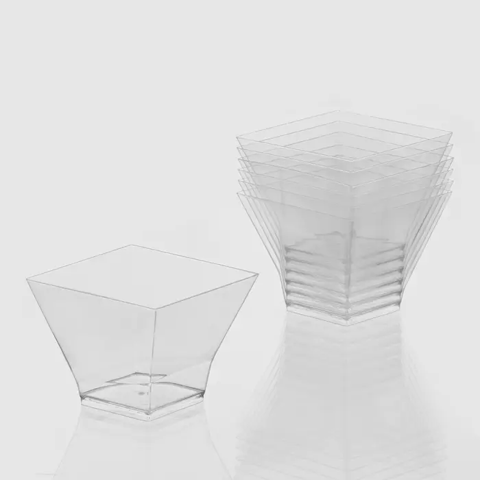 Форма одноразовая для фуршета &laquo;Пагода&raquo;, 120 мл, пластик, прозрачная