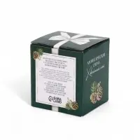 Ароматическая свеча в матовом стакане «С Новым годом», аромат хвойный лес