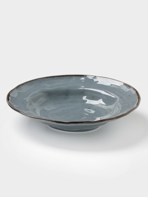 Тарелка глубокая Magistro "Alpine Frost" 23см 23х22,7х5 цвет синий