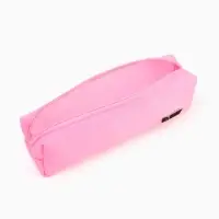 Пенал школьный, текстиль, 20&times;5&times;4 см, розовый