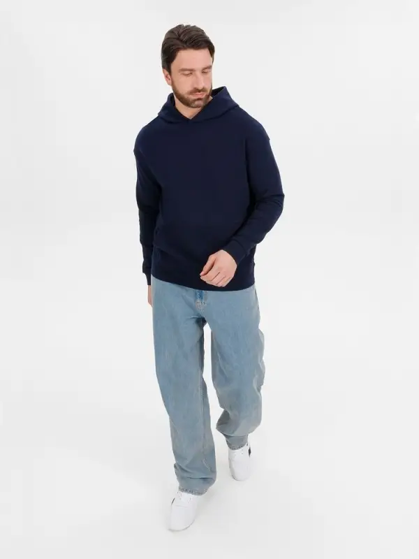 Худи оверсайз унисекс Outshine, темно-синее, размер XS/S Худи оверсайз унисекс Outshine, темно-синее, размер XS/S