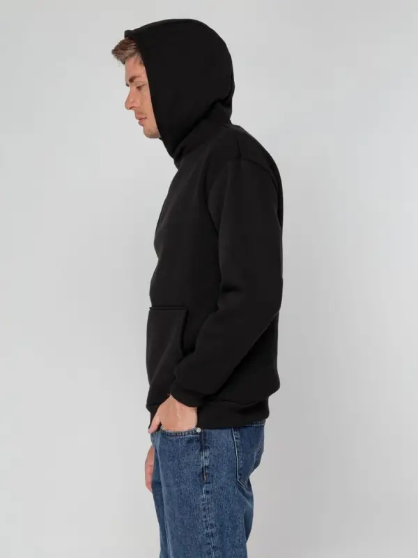 Худи унисекс Full Swing, черное, размер XS/S Худи унисекс Full Swing, черное, размер XS/S