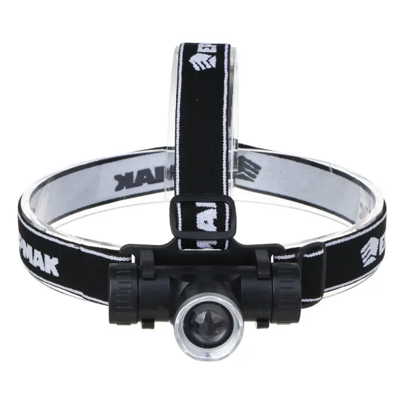 Фонарь налобный тм ЕРМАК, CREE XPE LED, 4 режима, 1200мАч, 8,3х3,8х7,3см, USB кабель, пластик