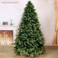 Искусственная ёлка &laquo;Зимнее волшебство. Элит традиция&raquo;, 210 см, 1168 смешанных веток шарнирные