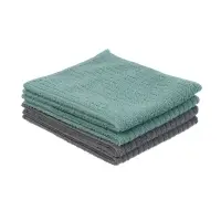 Салфетки универсальные тм VETTA, 4 шт, 25x30см, микрофибра 230г/м2