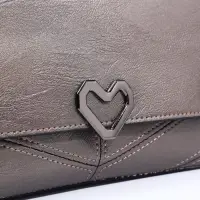 Сумка женская, кросс-боди, на магните, 24&times;6&times;14 см, серая