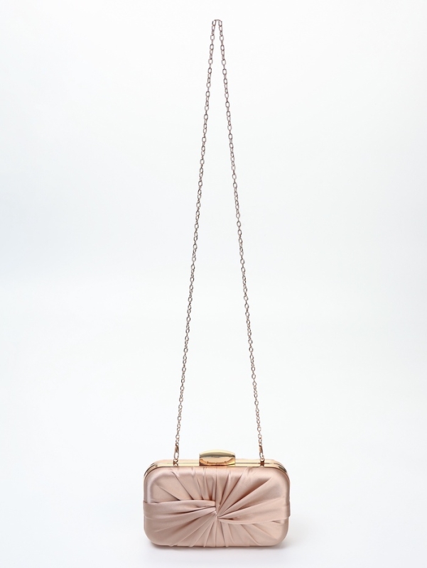 Сумка жен,  20*6*13, отд на фермуаре, цепь, бежевый